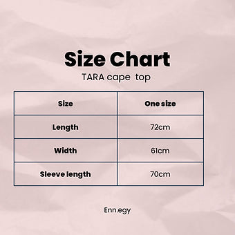 TARA winter cape coat