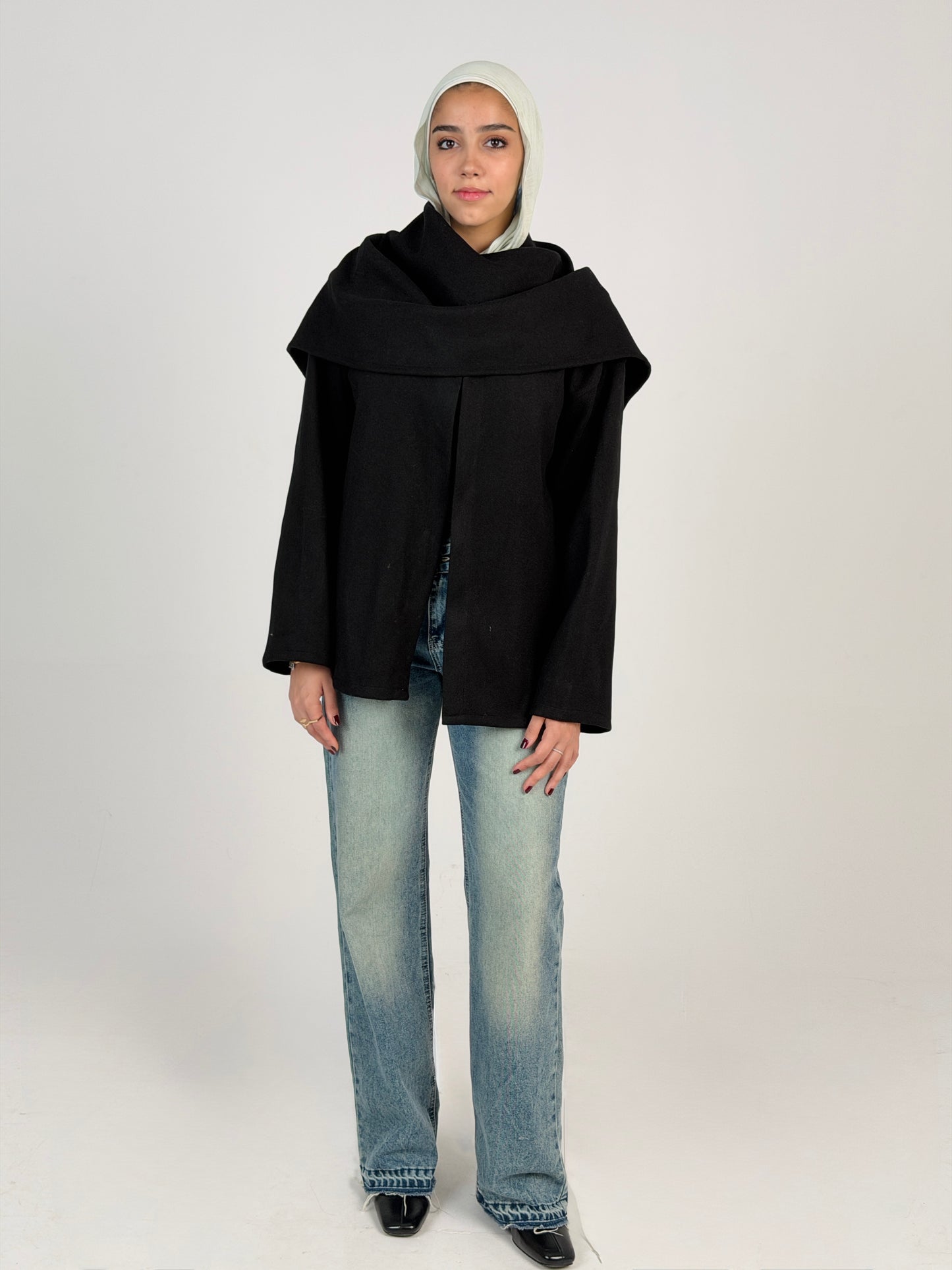 TARA winter cape coat