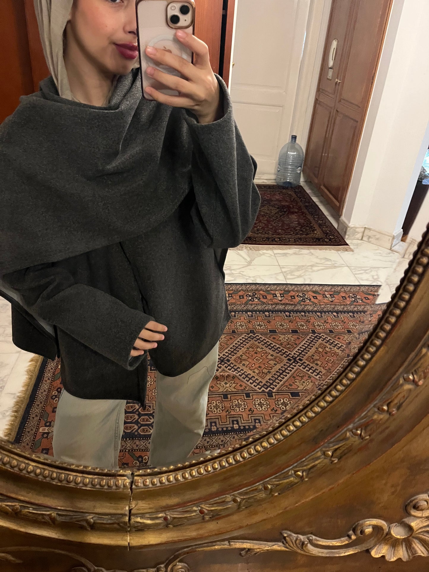 TARA winter cape coat