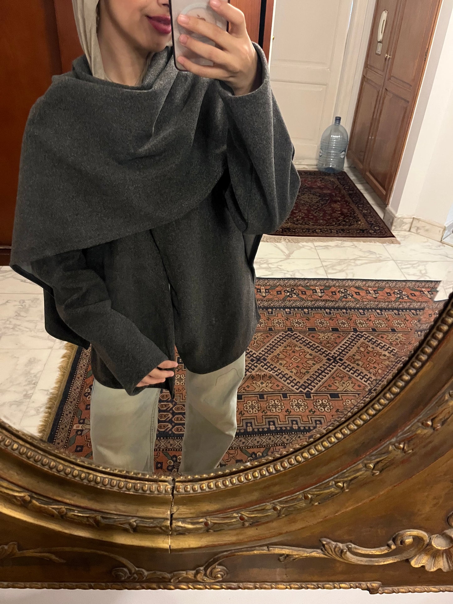 TARA winter cape coat