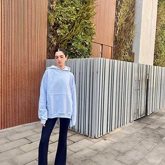 Baby blue hoodie