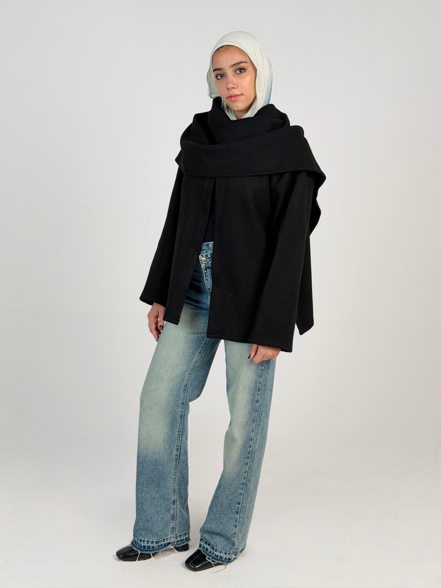 TARA winter cape coat