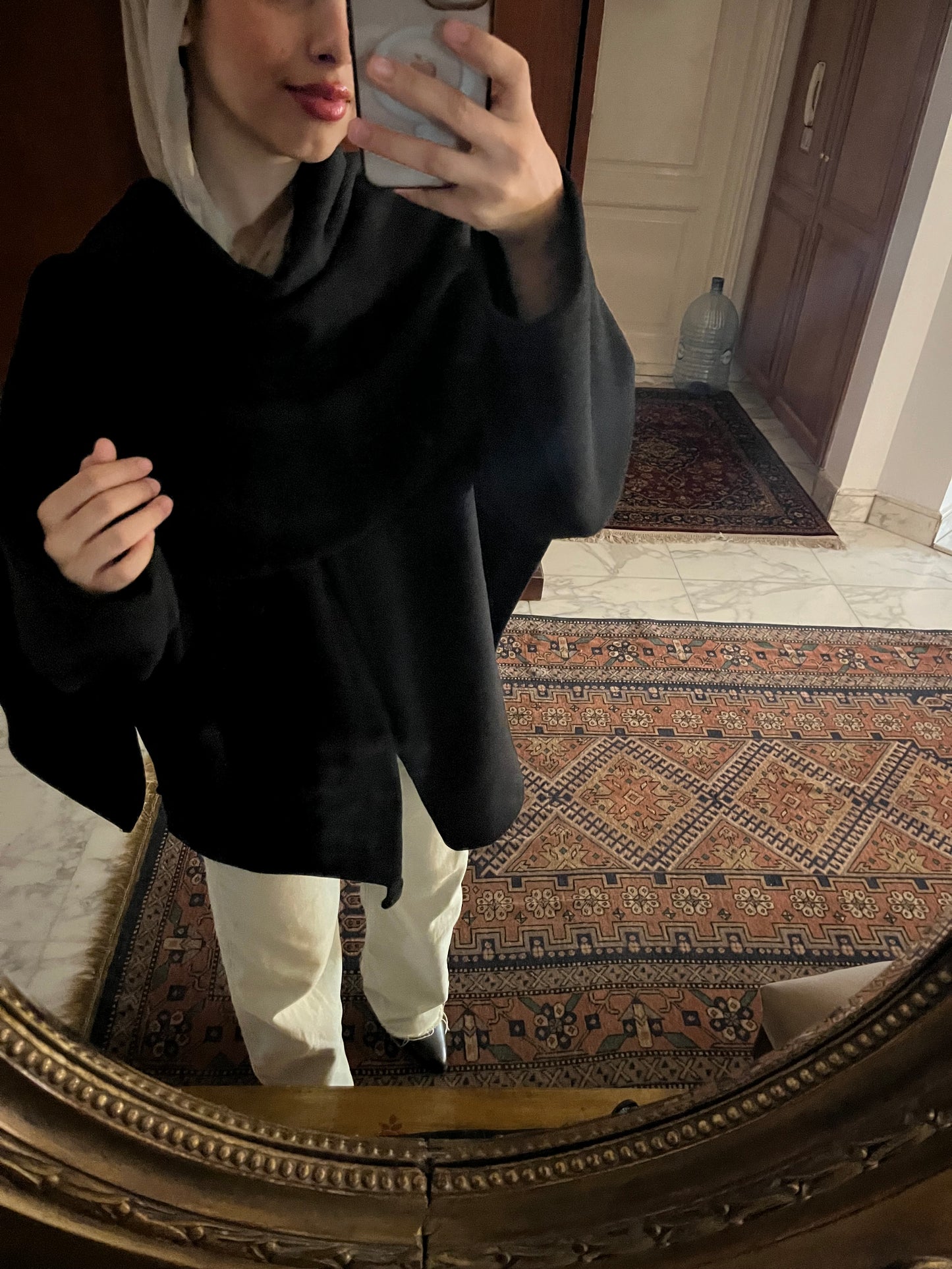 TARA winter cape coat