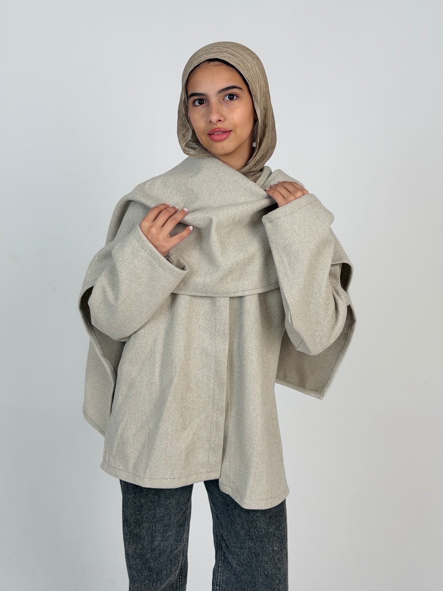 TARA winter cape coat
