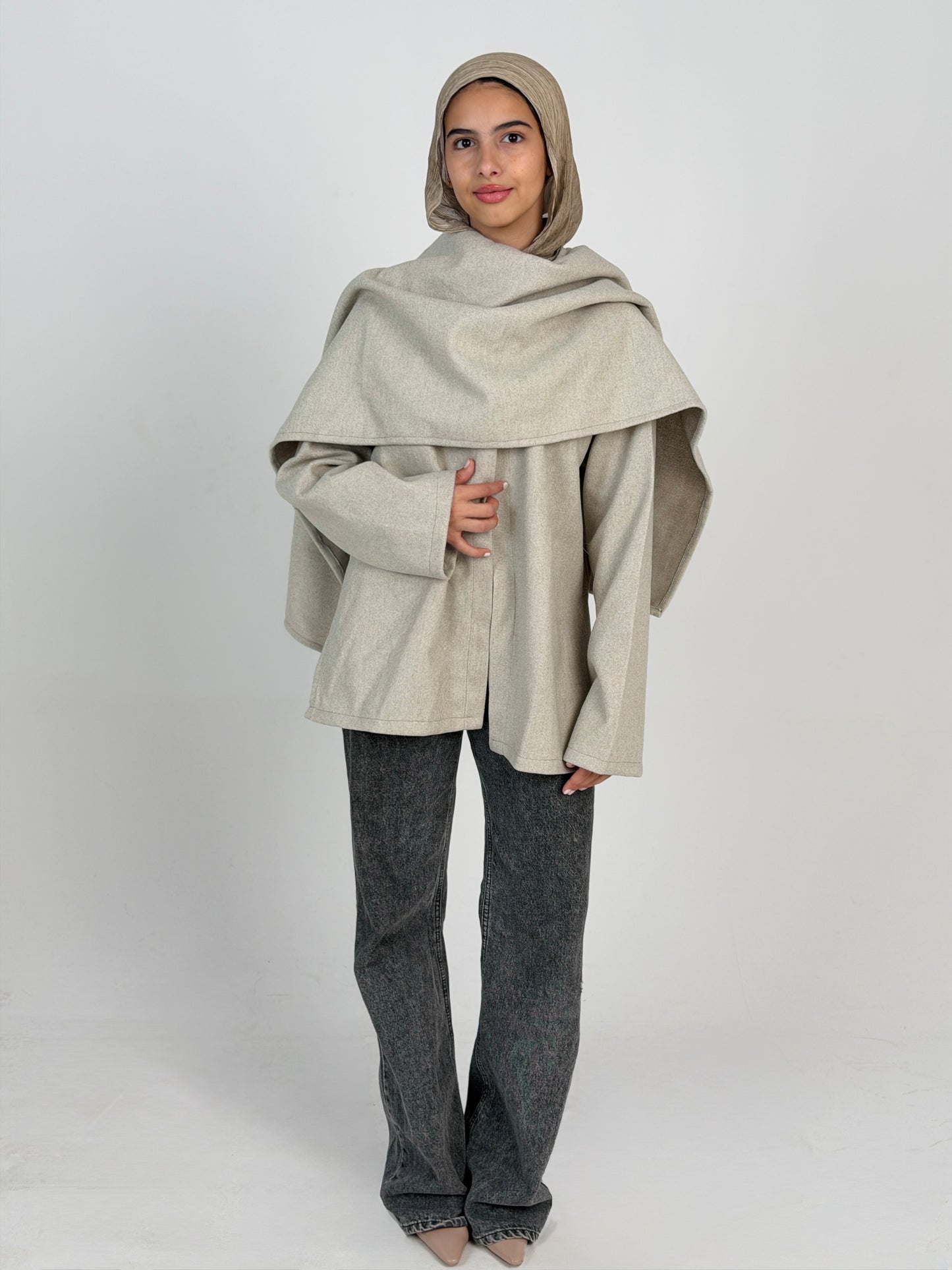 TARA winter cape coat