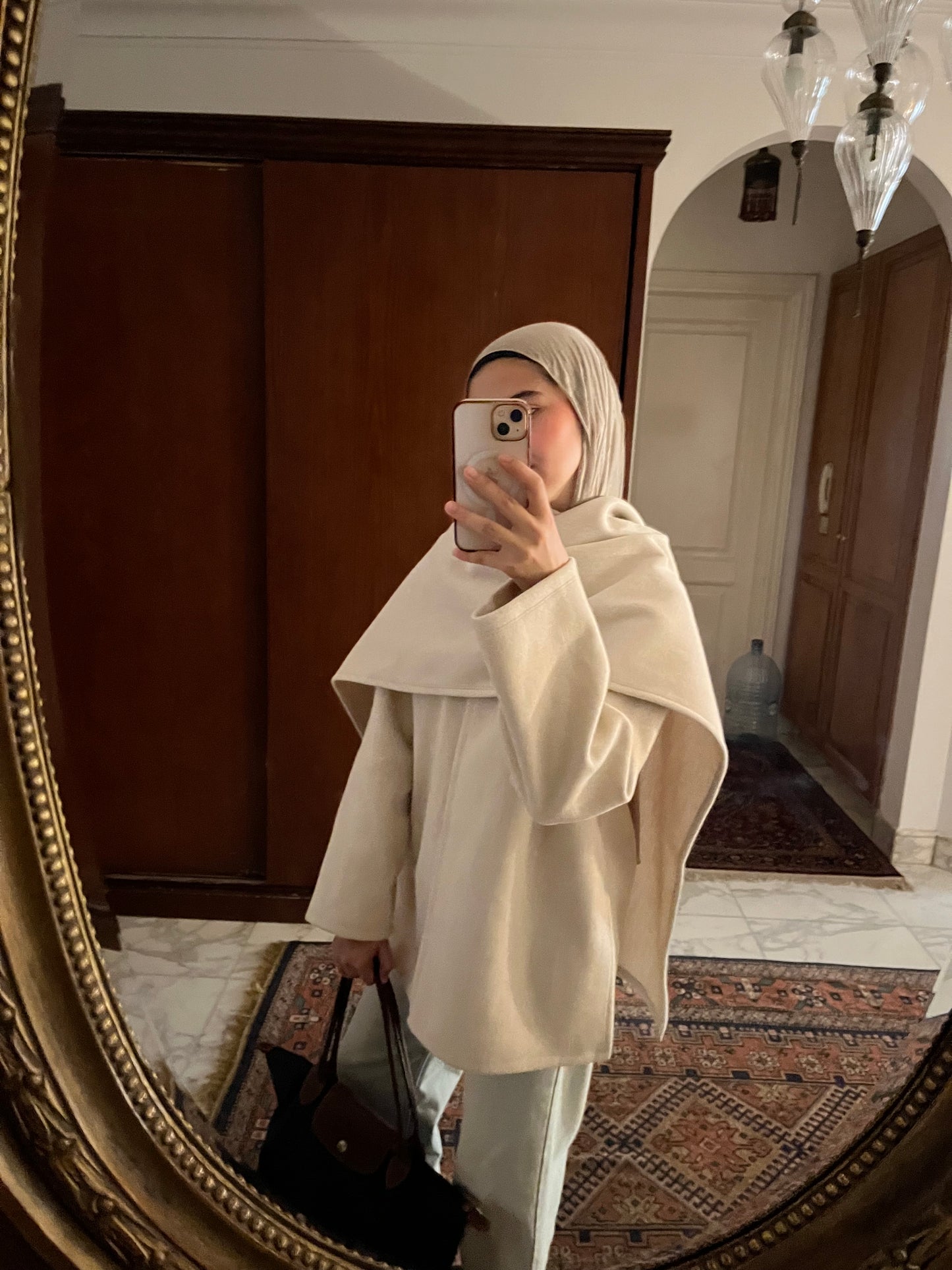 TARA winter cape coat