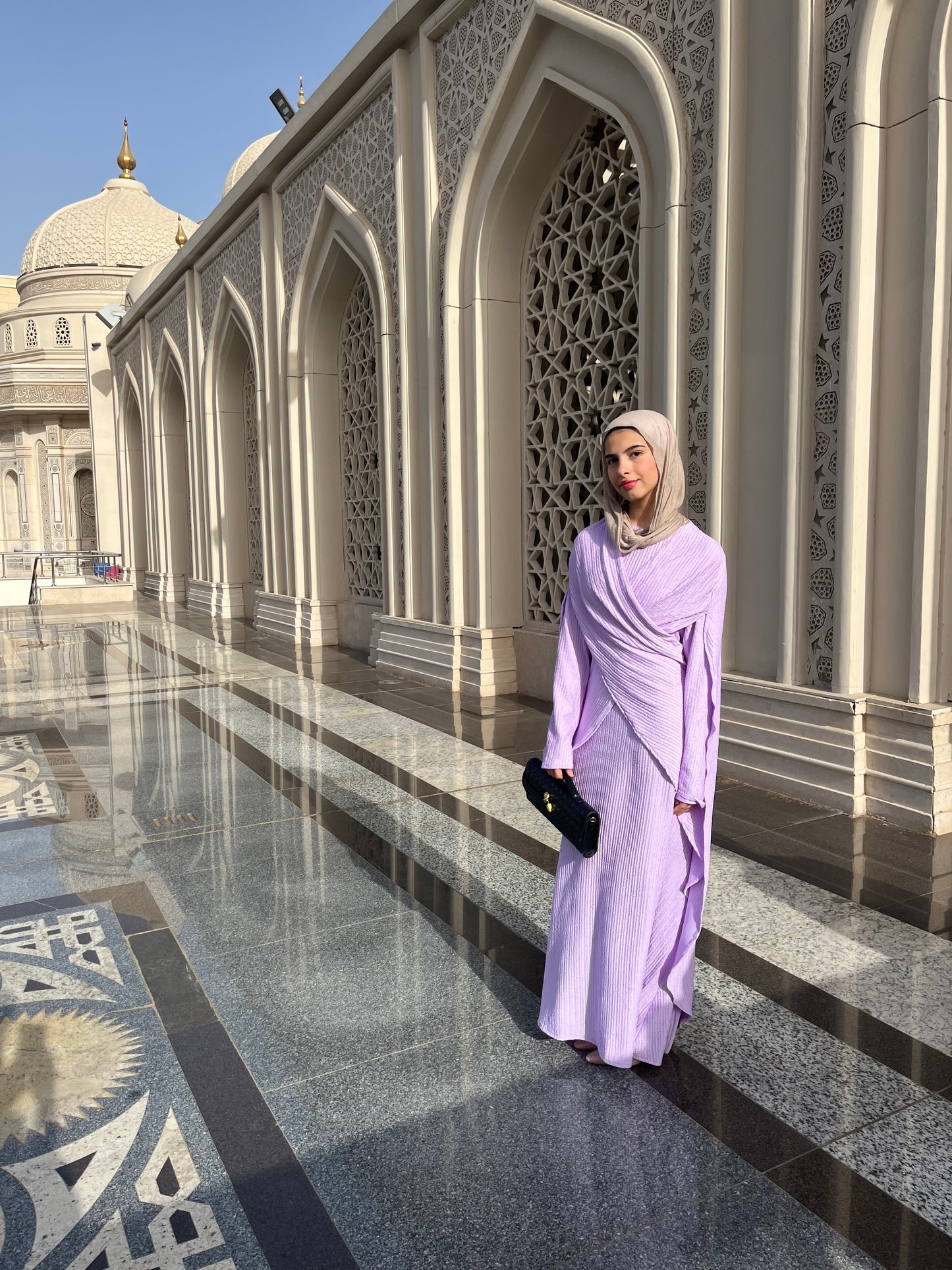 leil wrap kaftan