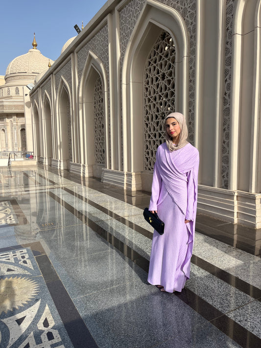 leil wrap kaftan