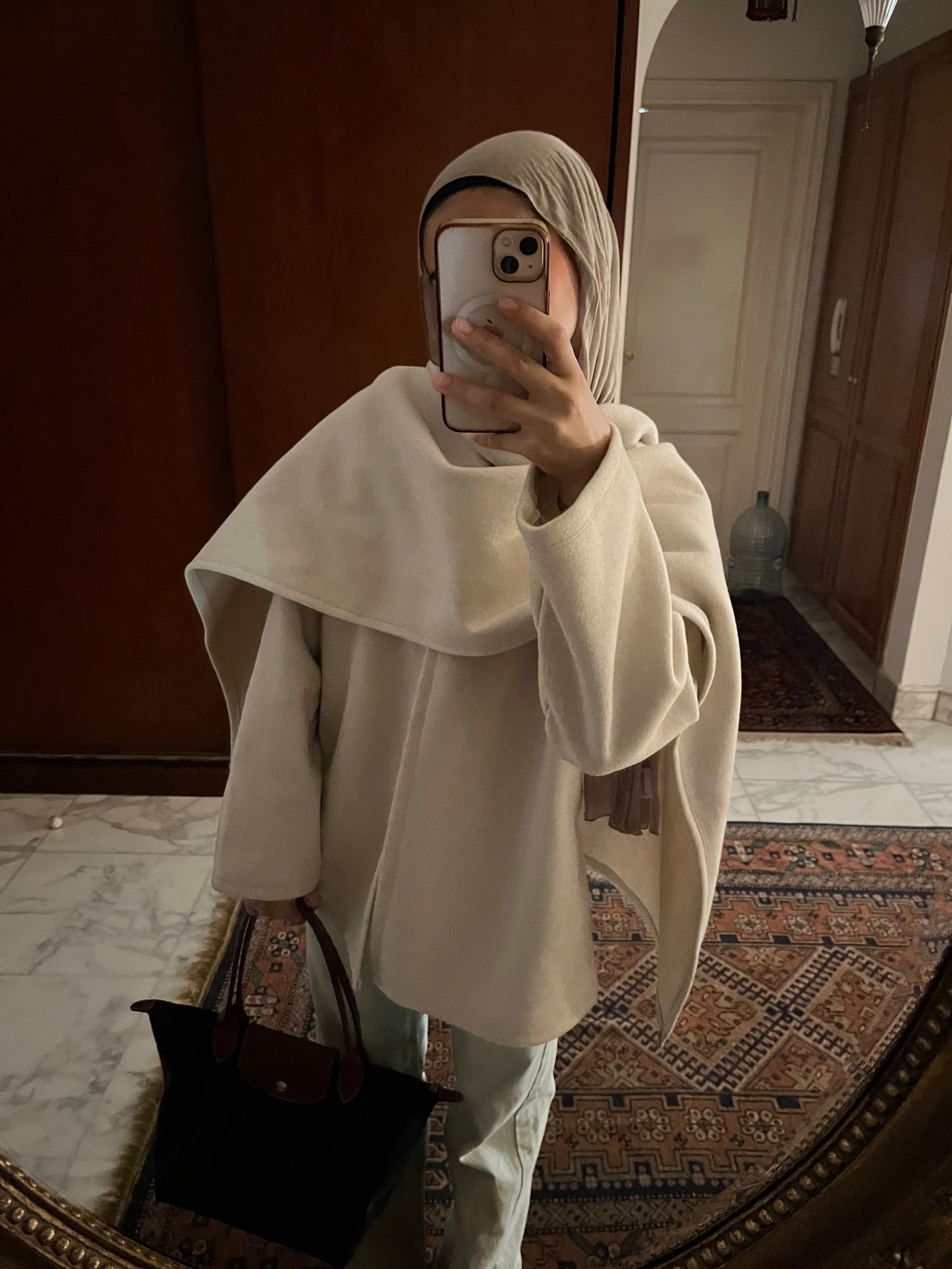 TARA winter cape coat