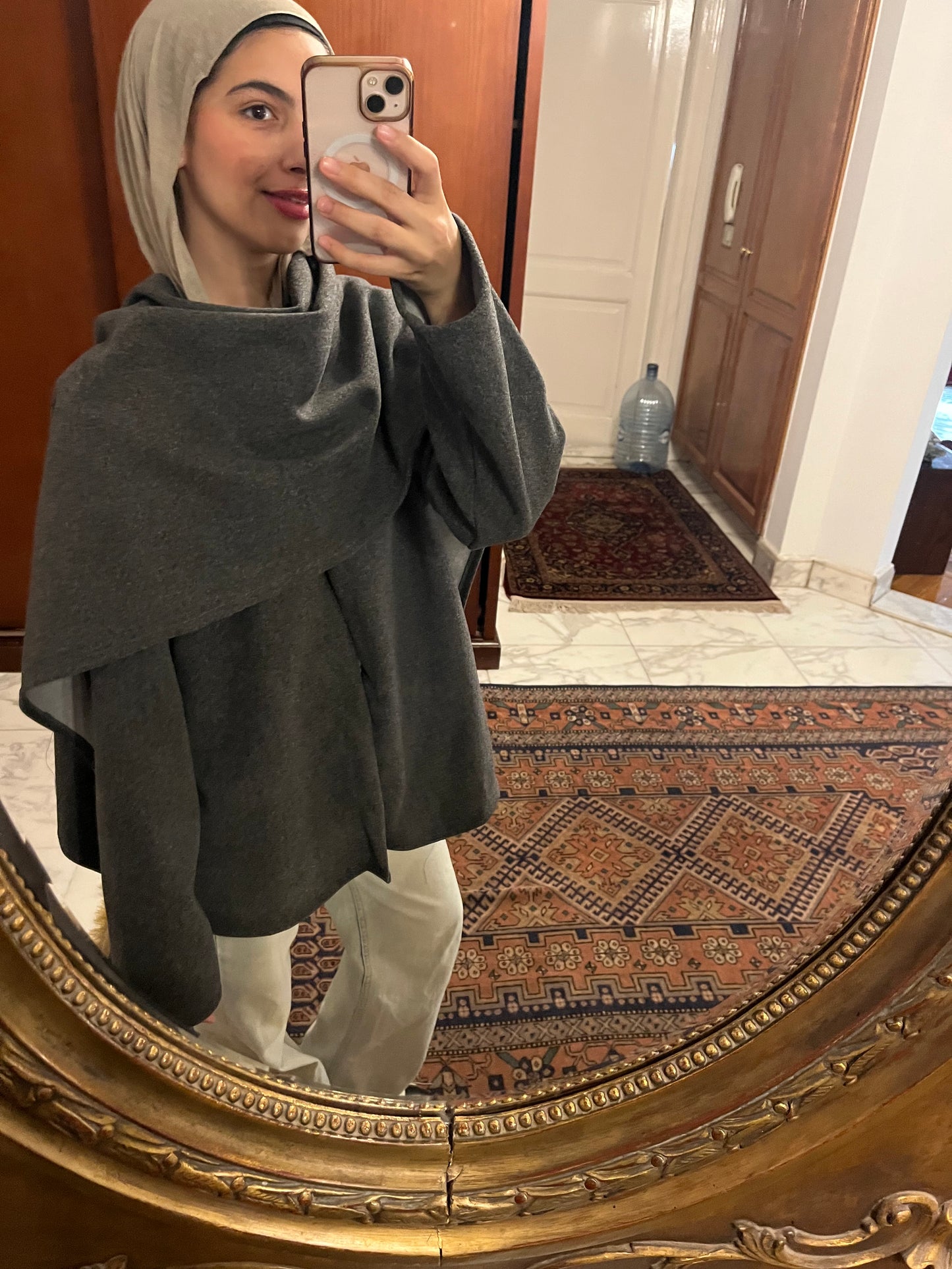 TARA winter cape coat