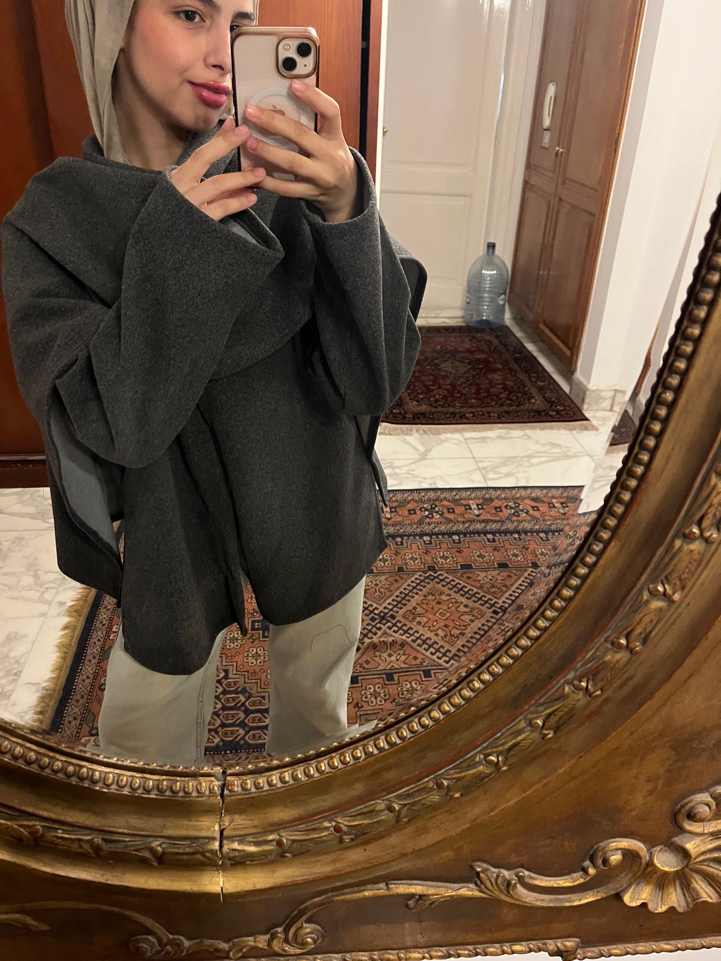 TARA winter cape coat