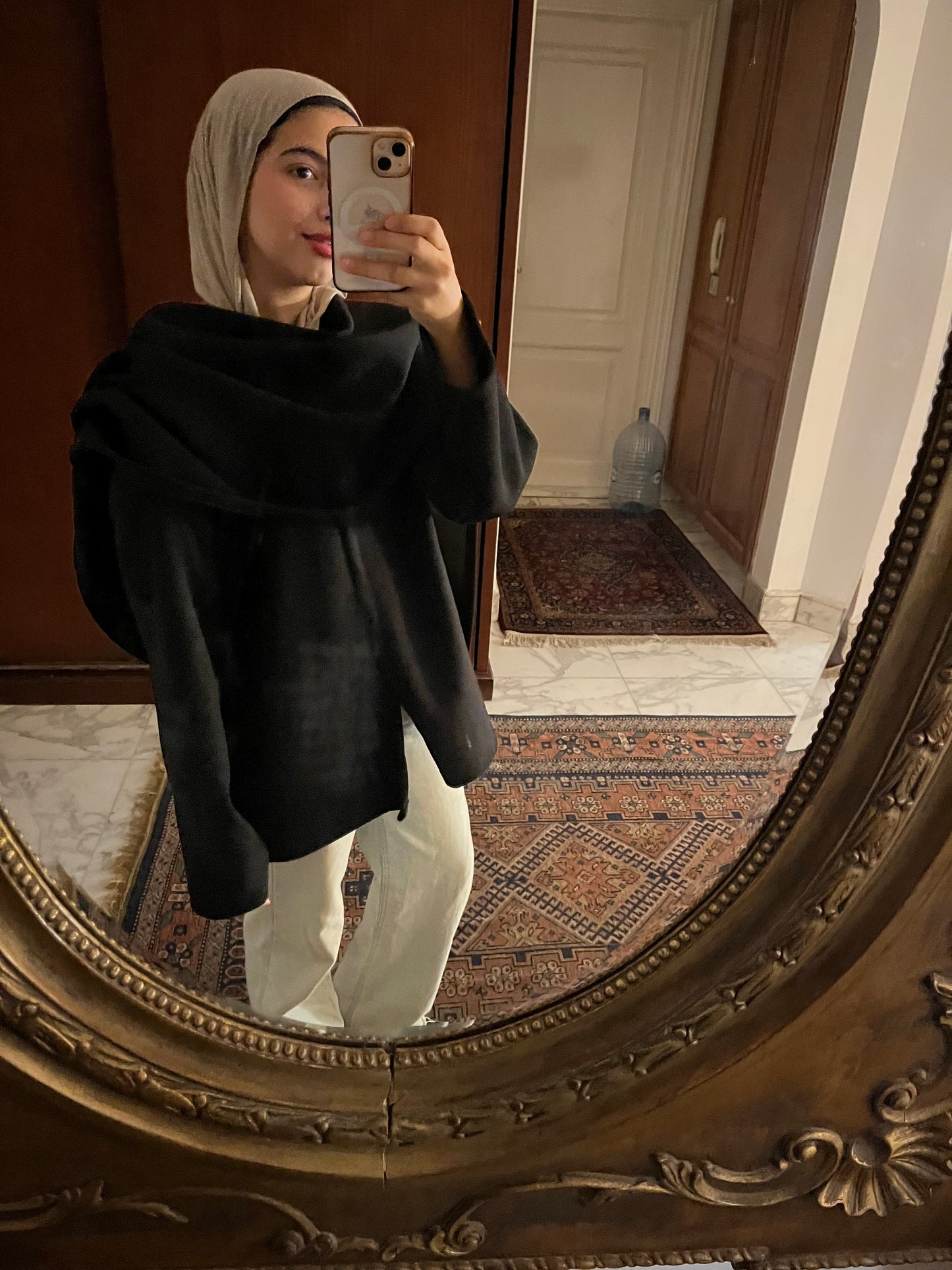 TARA winter cape coat