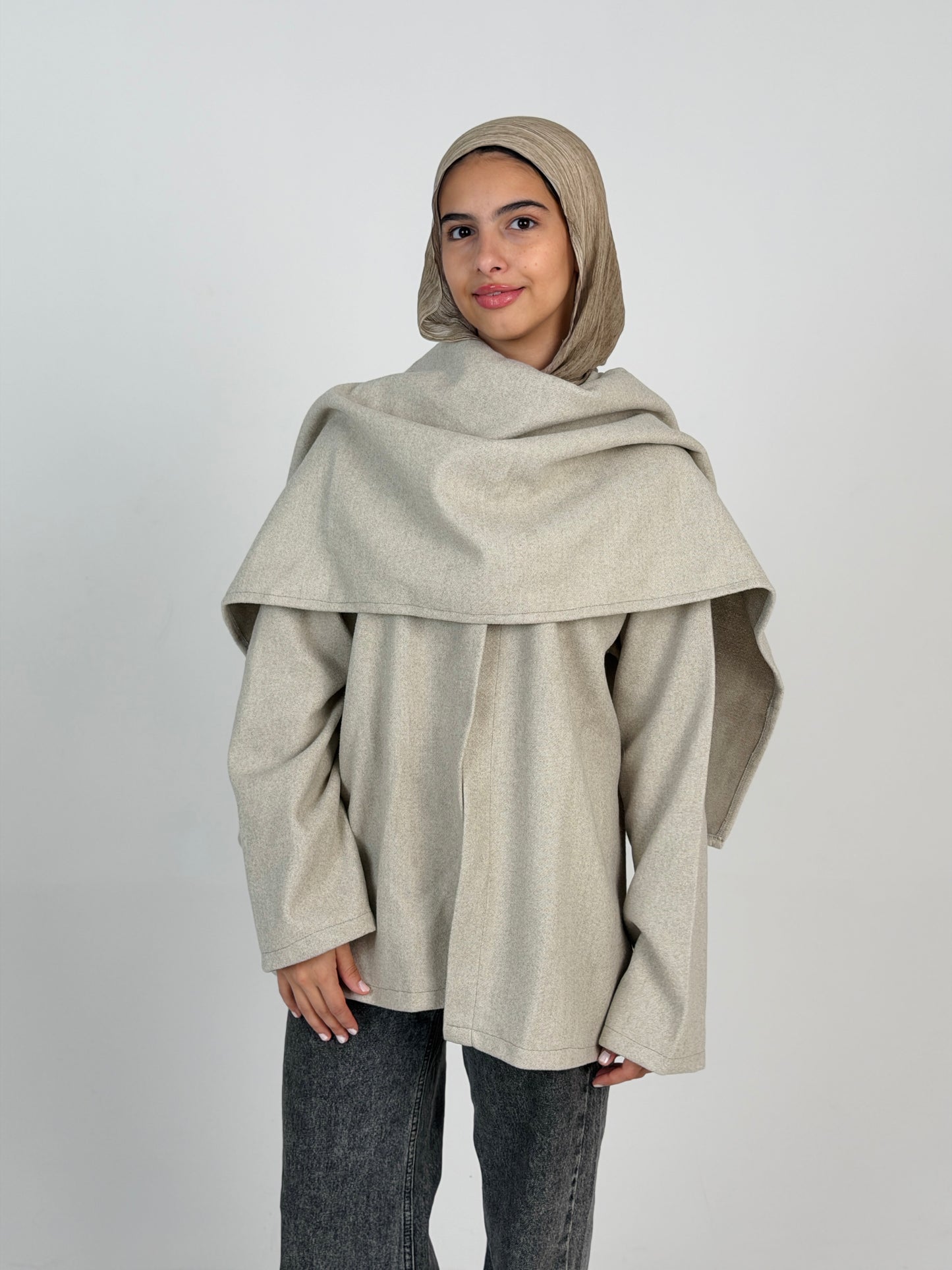 TARA winter cape coat