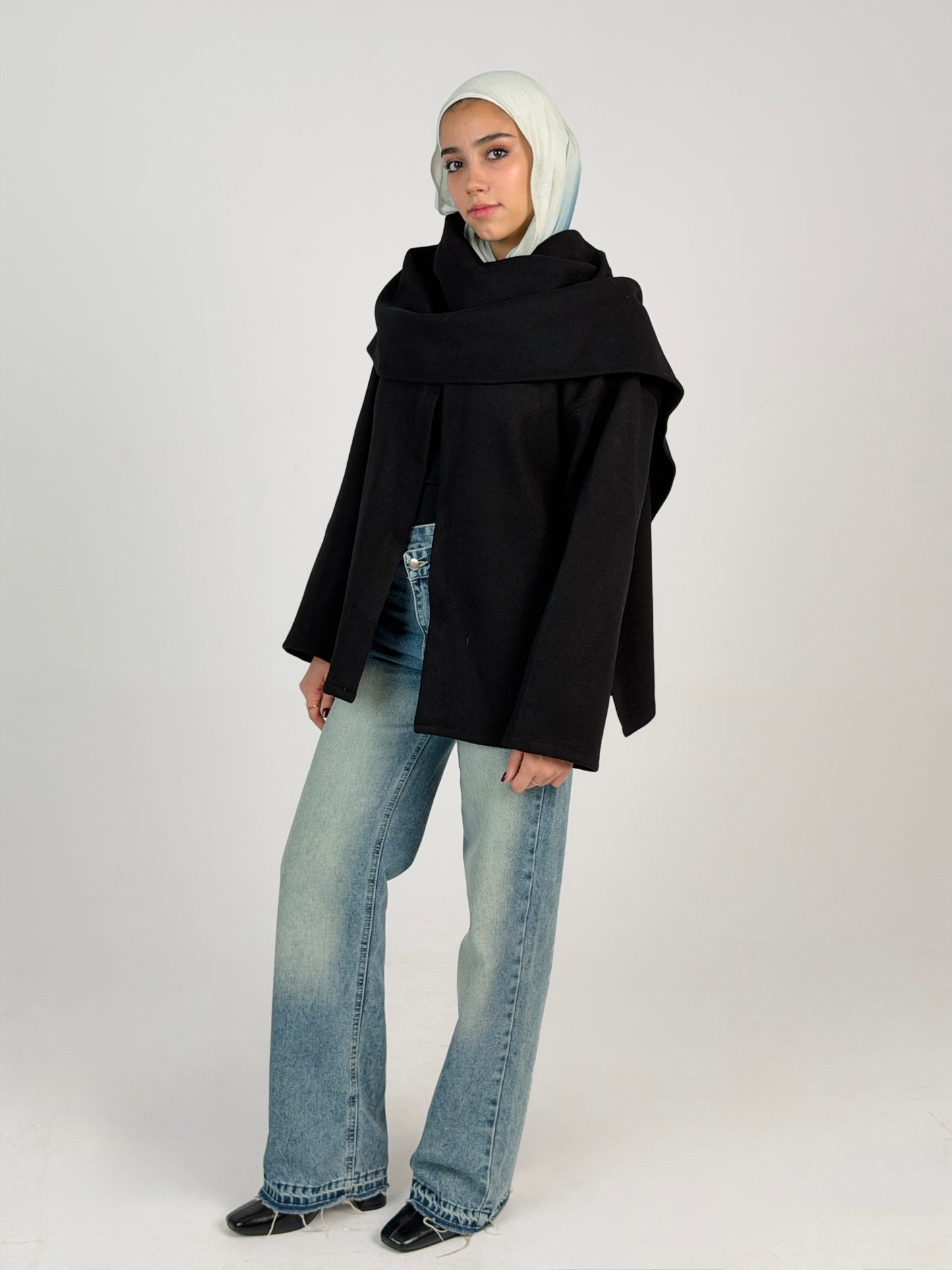 TARA winter cape coat