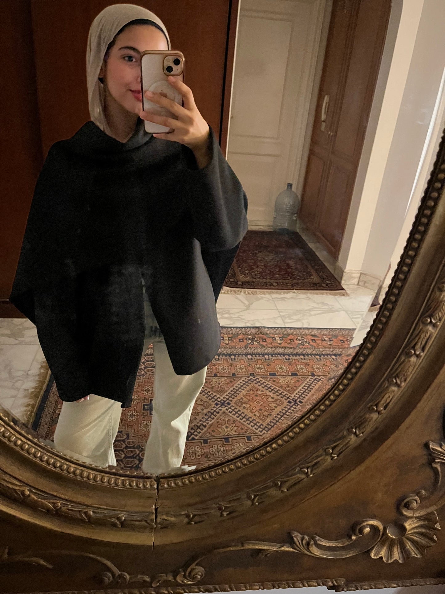 TARA winter cape coat