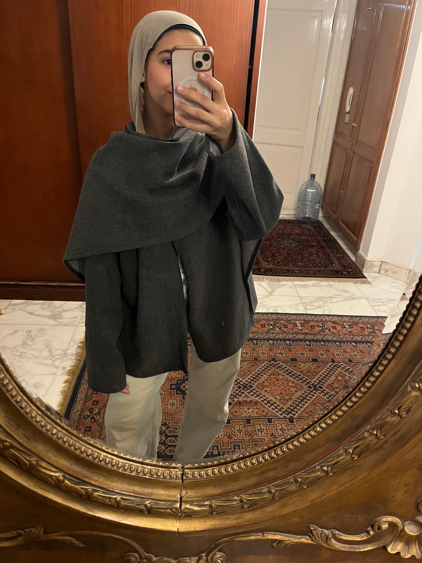 TARA winter cape coat