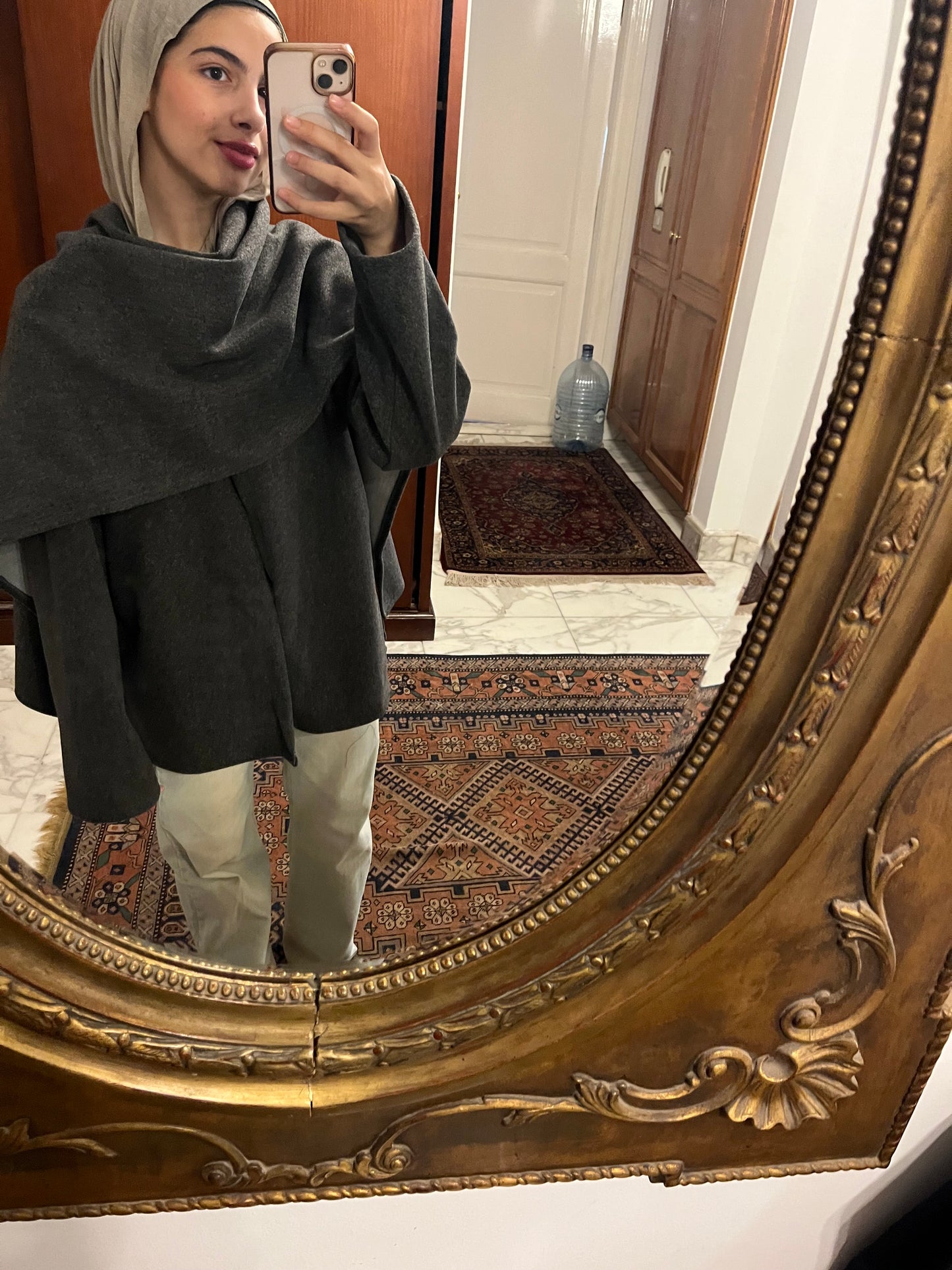 TARA winter cape coat