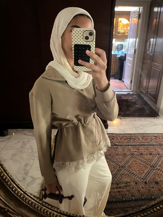 NOULA Lace Winter Top